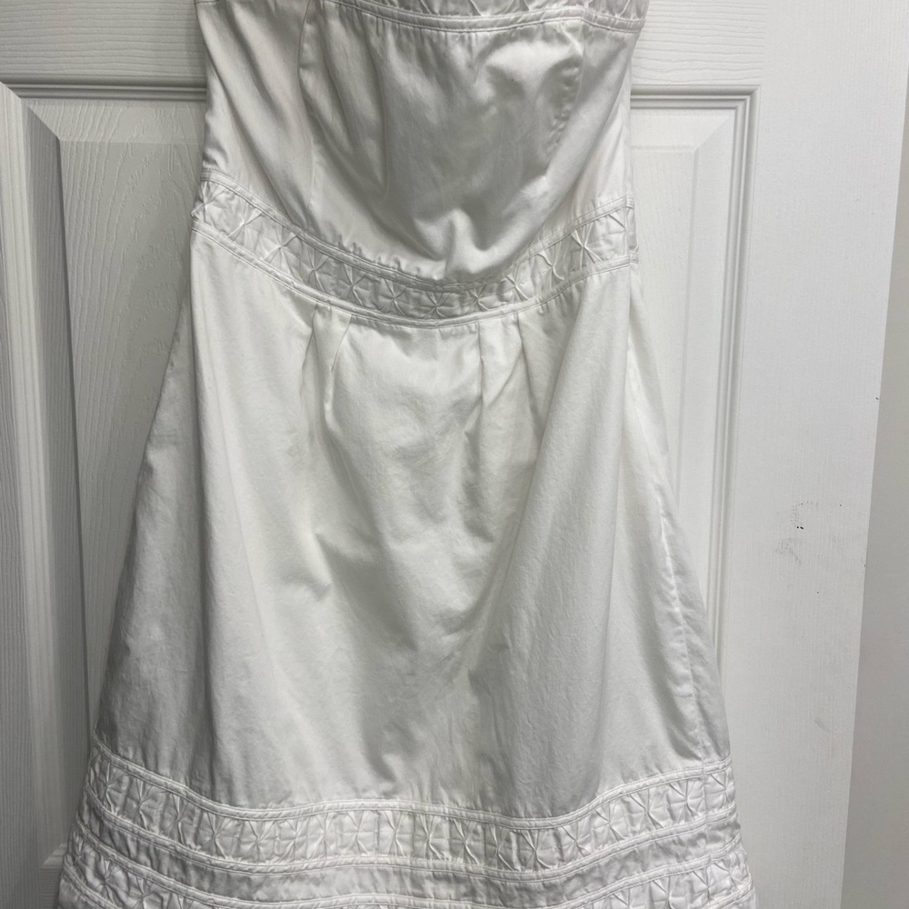 White Strapless Dress